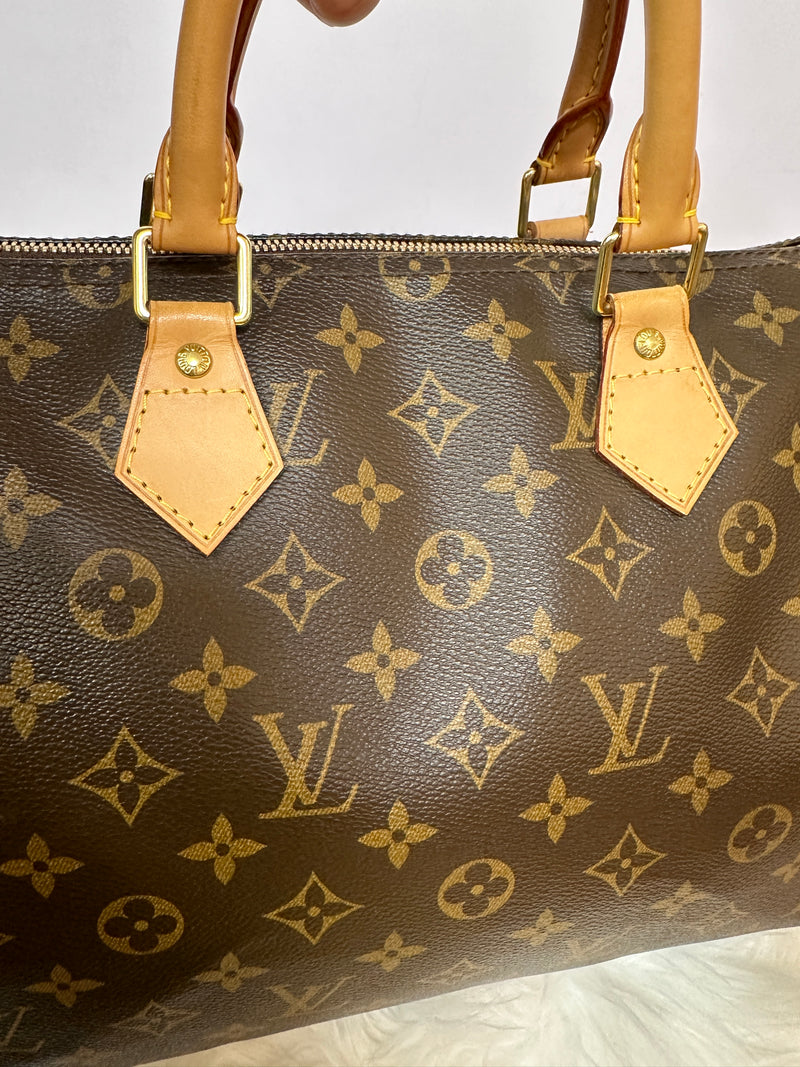 Louis Vuitton Speedy 35 Monogram Bandouliere