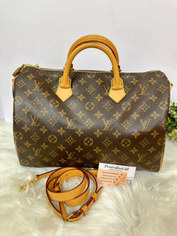 Louis Vuitton Speedy 35 Monogram Bandouliere