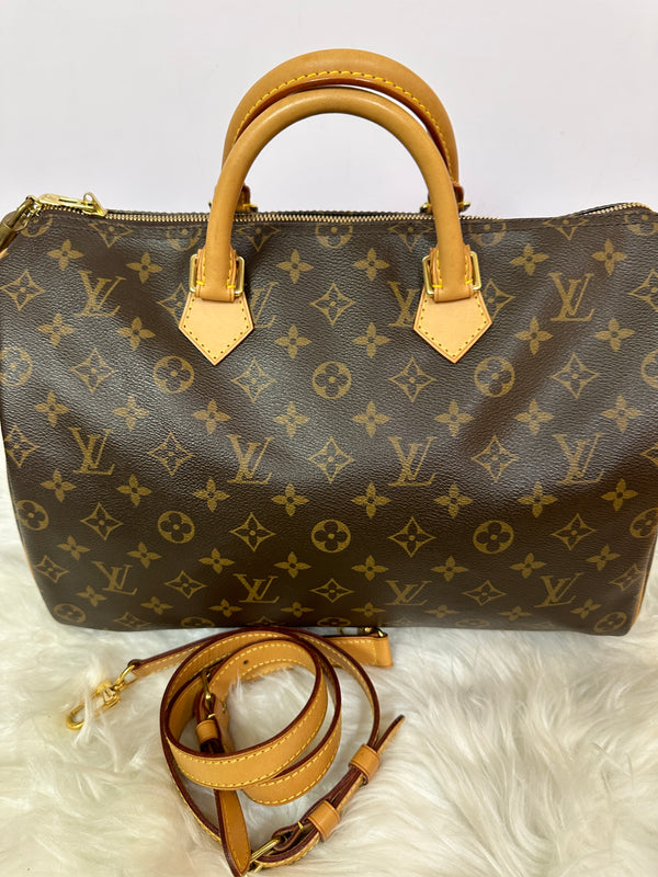 Louis Vuitton Speedy 35 Monogram Bandouliere