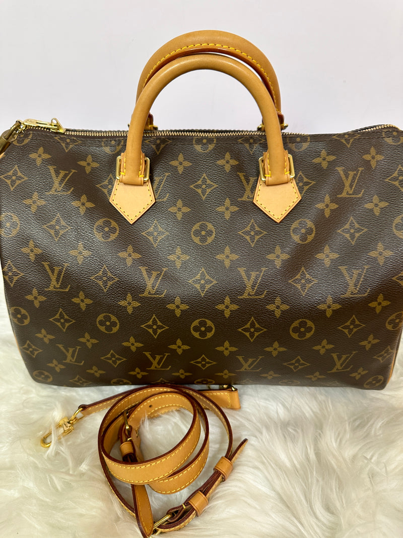 Louis Vuitton Speedy 35 Monogram Bandouliere