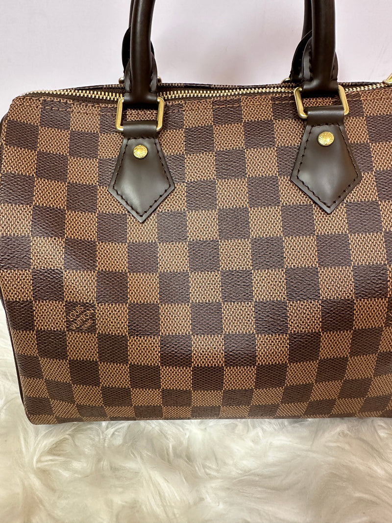 Louis Vuitton Speedy 25 Damier Ebene Bandouliere