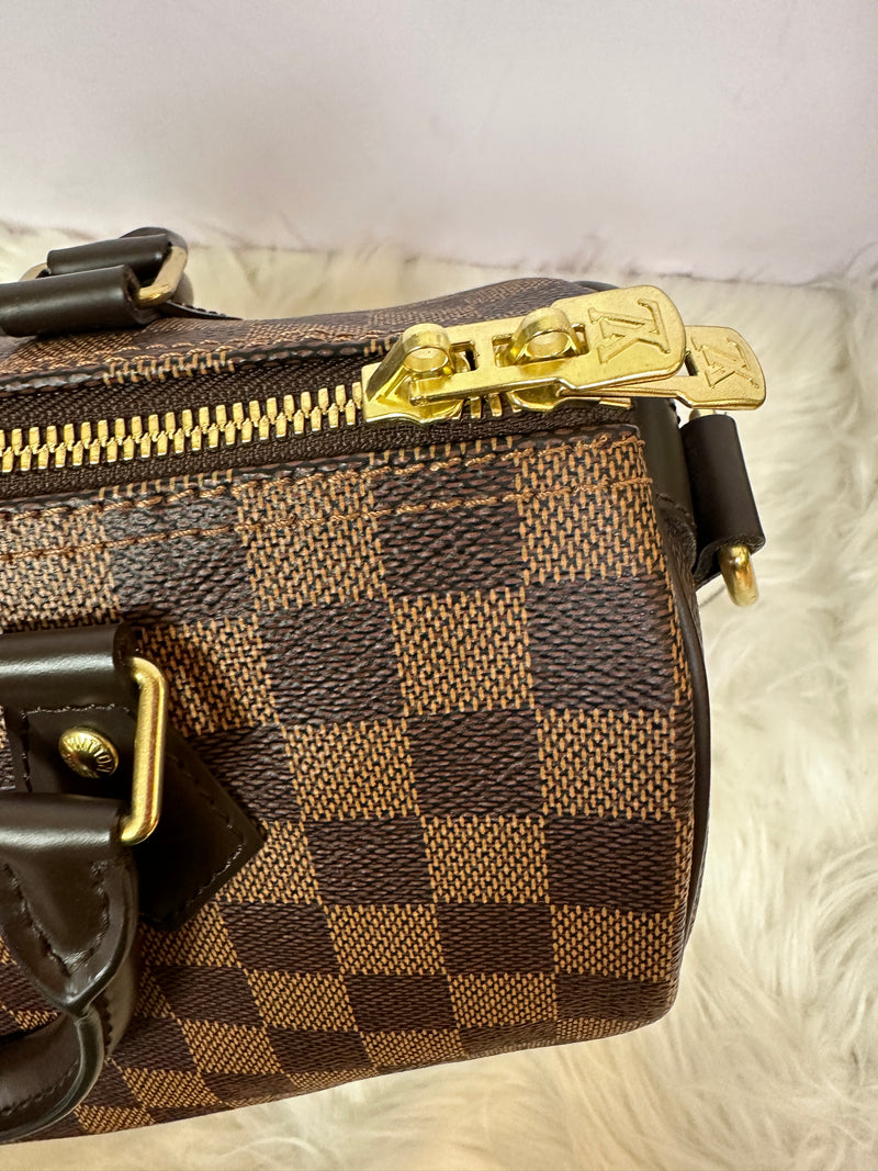 Louis Vuitton Speedy 25 Damier Ebene Bandouliere