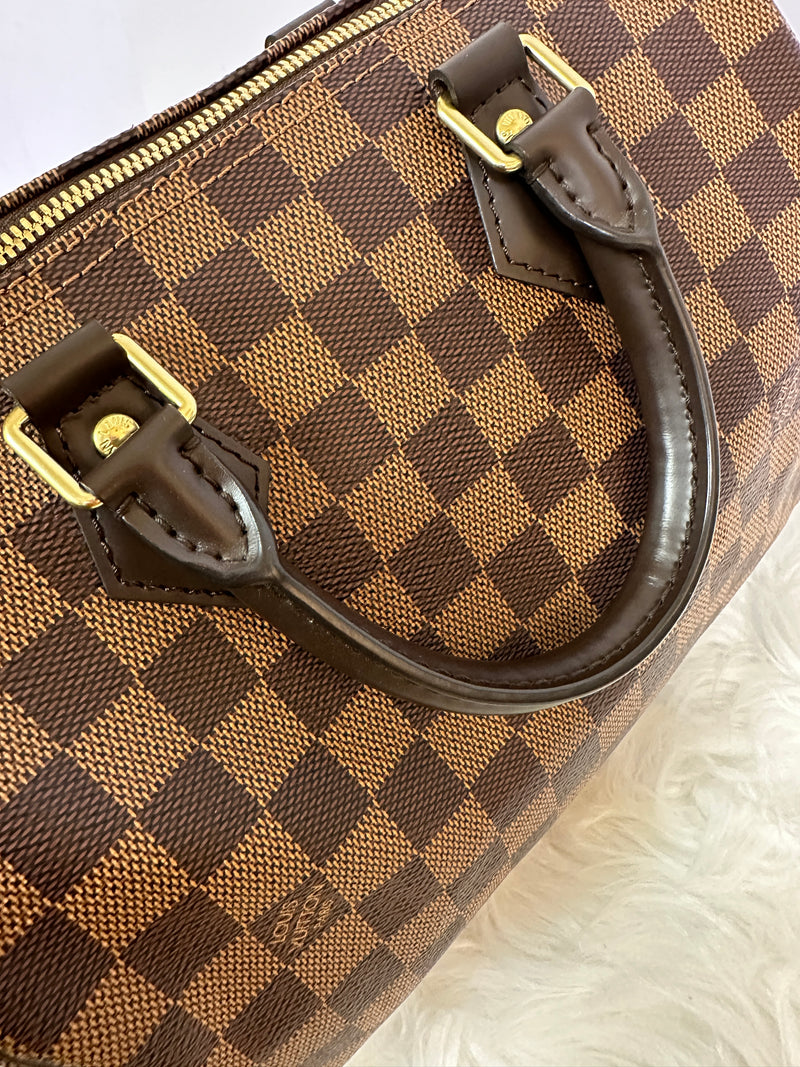 Louis Vuitton Speedy 25 Damier Ebene Bandouliere