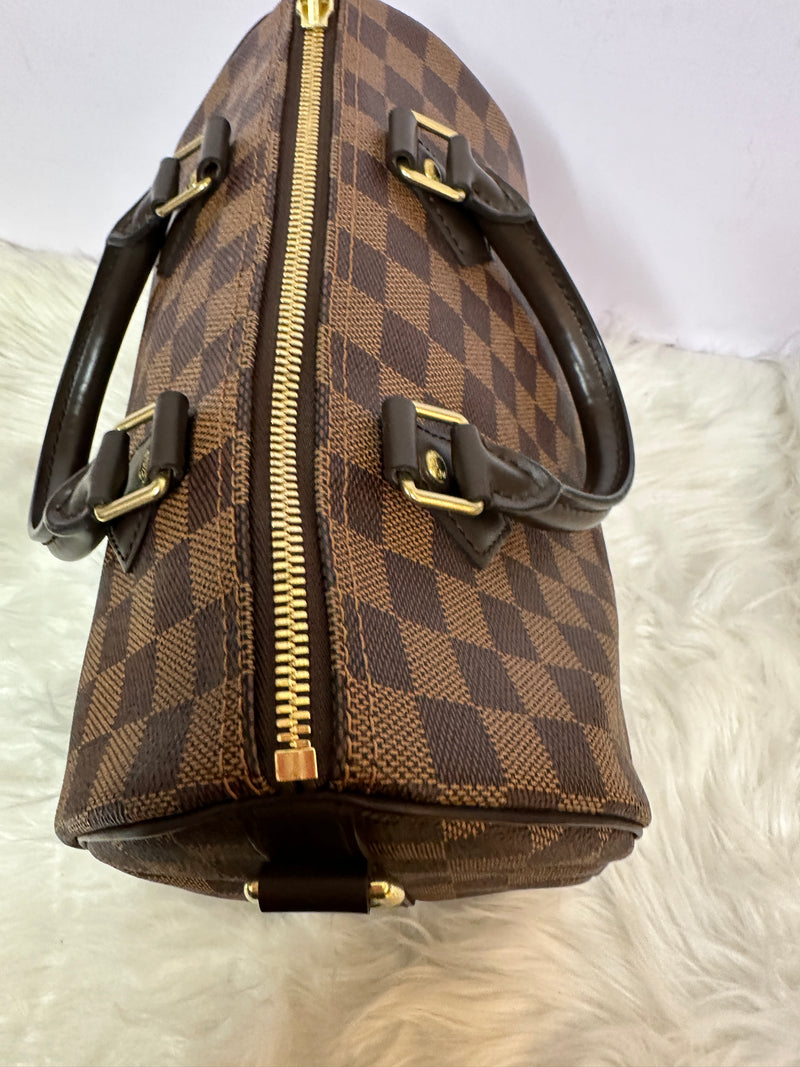 Louis Vuitton Speedy 25 Damier Ebene Bandouliere