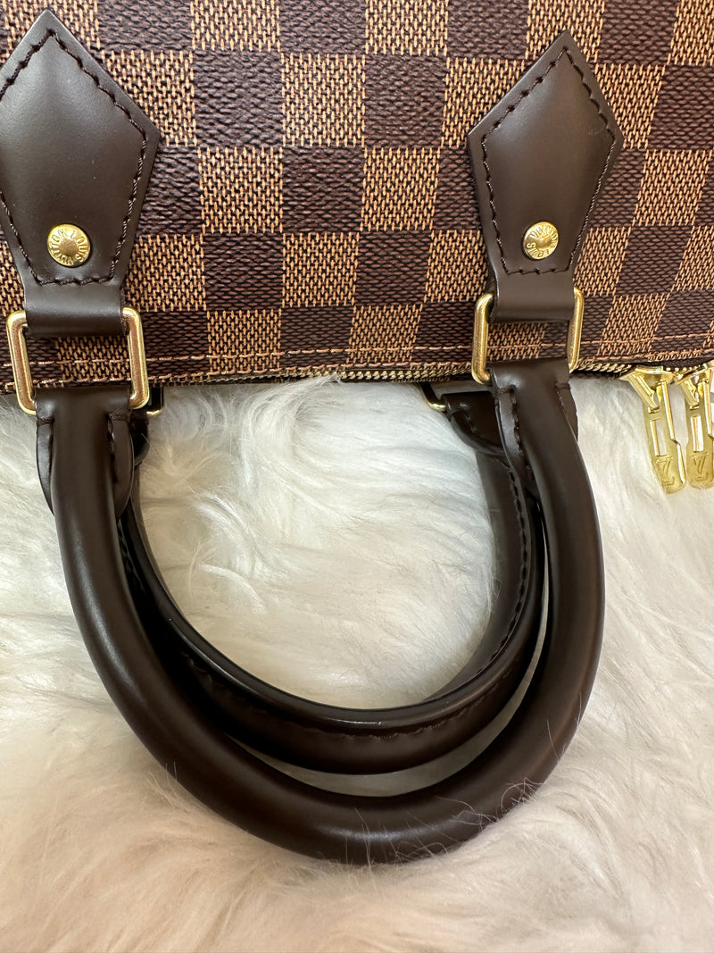 Louis Vuitton Speedy 25 Damier Ebene Bandouliere