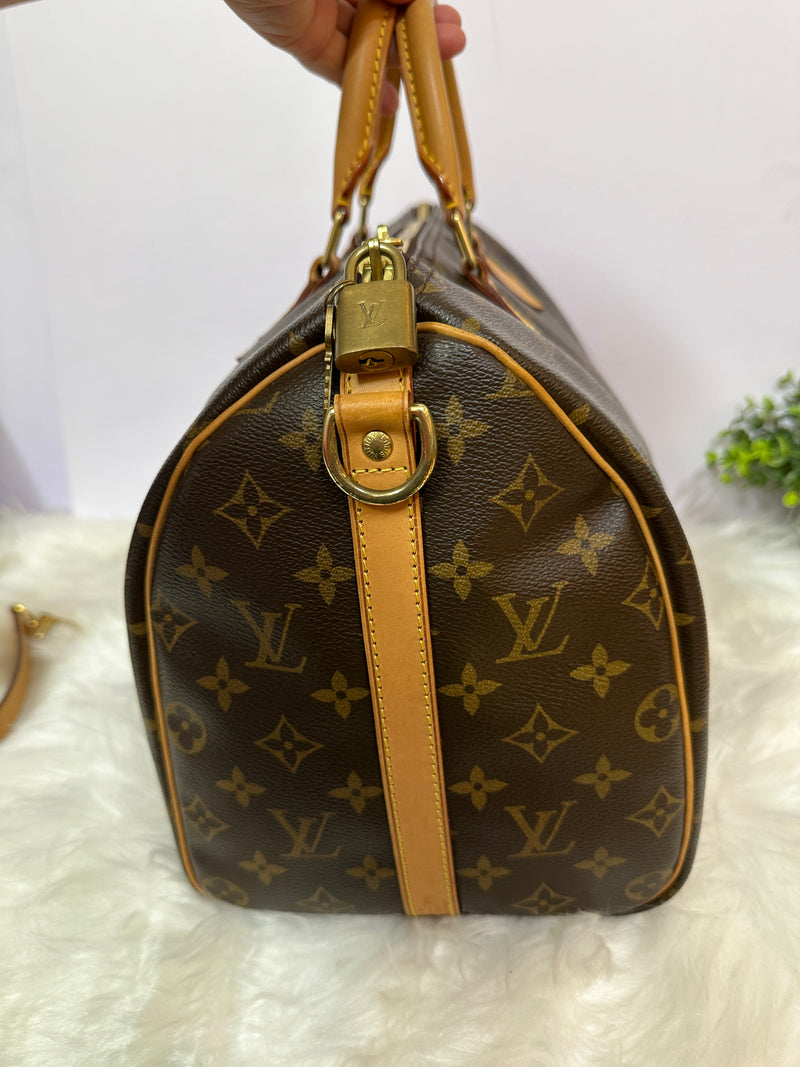 Louis Vuitton Speedy 35 Monogram Bandouliere