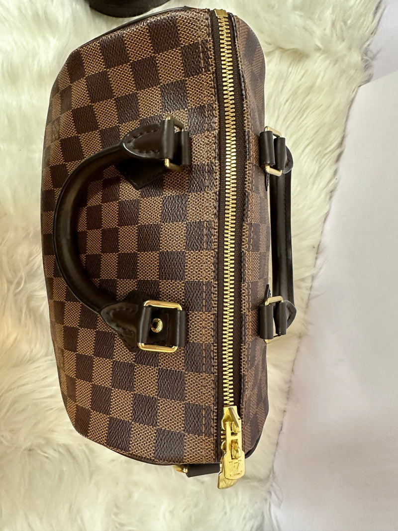 Louis Vuitton Speedy 25 Damier Ebene Bandouliere