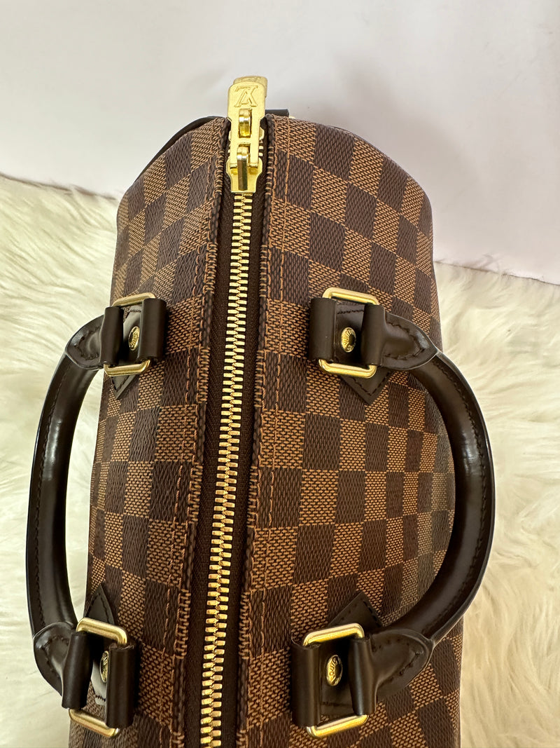 Louis Vuitton Speedy 25 Damier Ebene Bandouliere