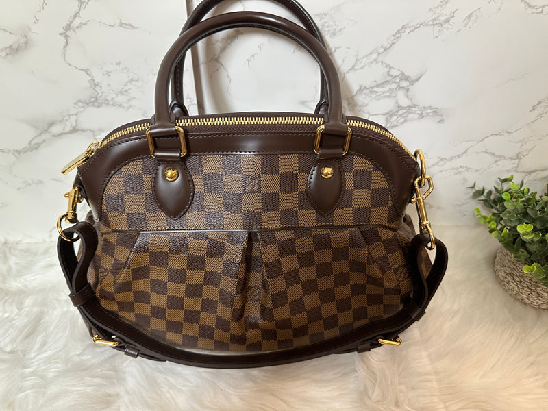 LOUIS VUITTON Damier Ebene Trevi PM