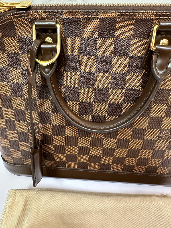 LOUIS VUITTON Damier Ebene Alma PM