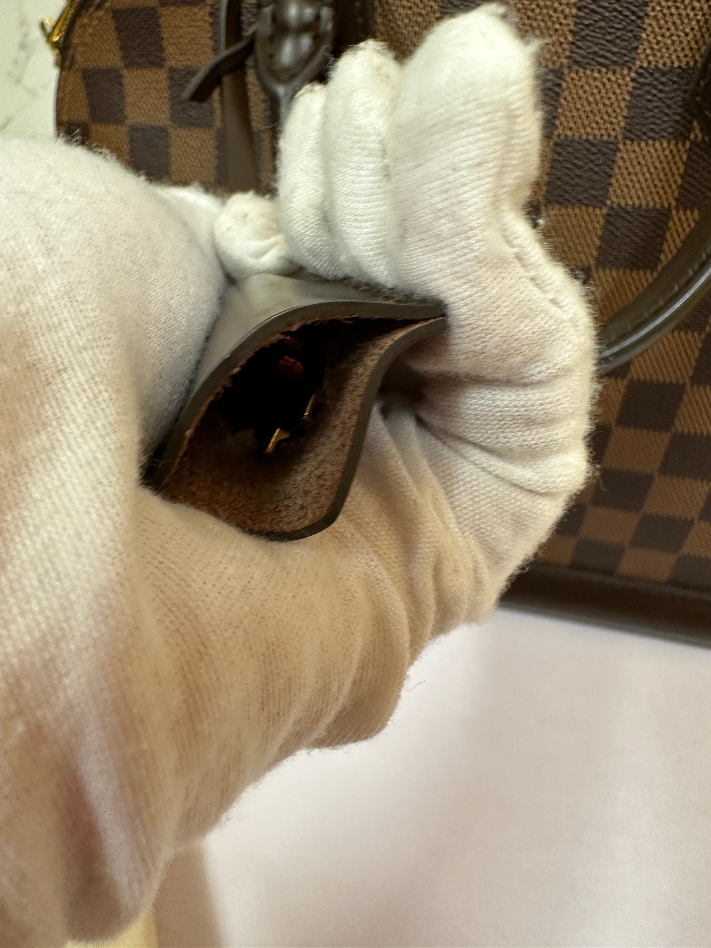 Louis Vuitton LV Alma PM damier ebene new Brown Leather ref.522930 - Joli  Closet
