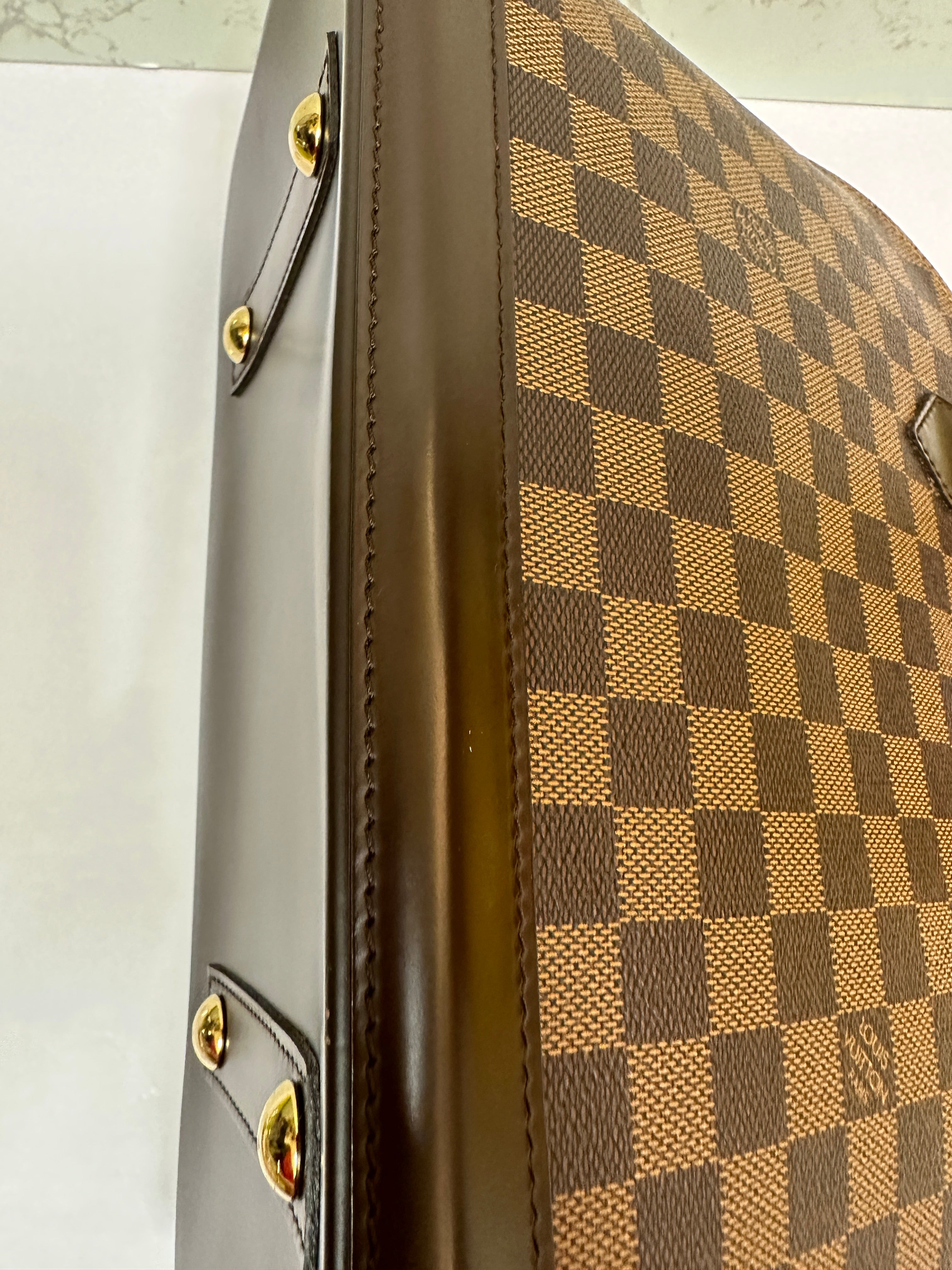Brown Damier Ebene coated canvas Louis Vuitton Nolita GM travel