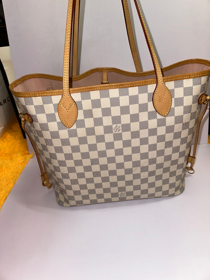 LOUIS VUITTON Damier Azur Neverfull MM