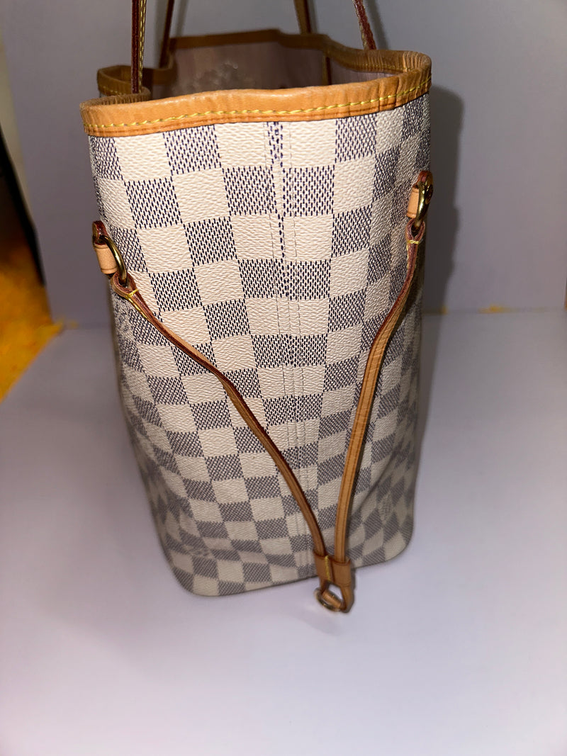 LOUIS VUITTON Damier Azur Neverfull MM