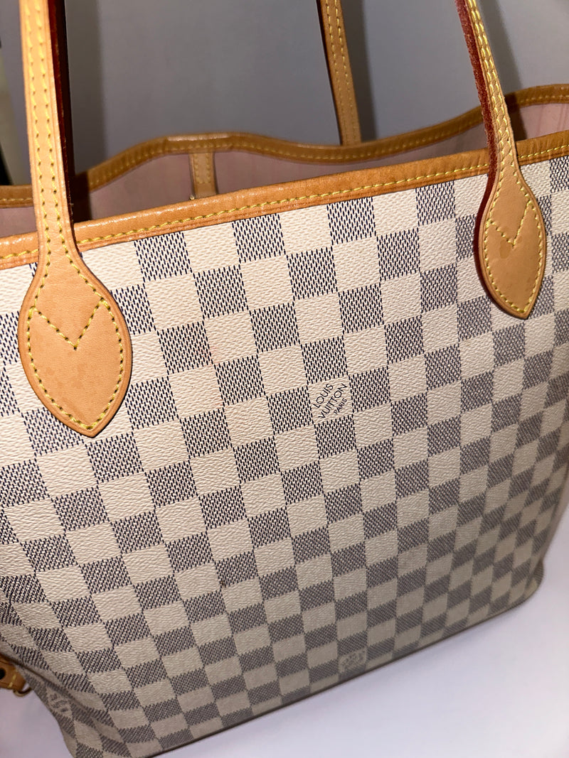 LOUIS VUITTON Damier Azur Neverfull MM