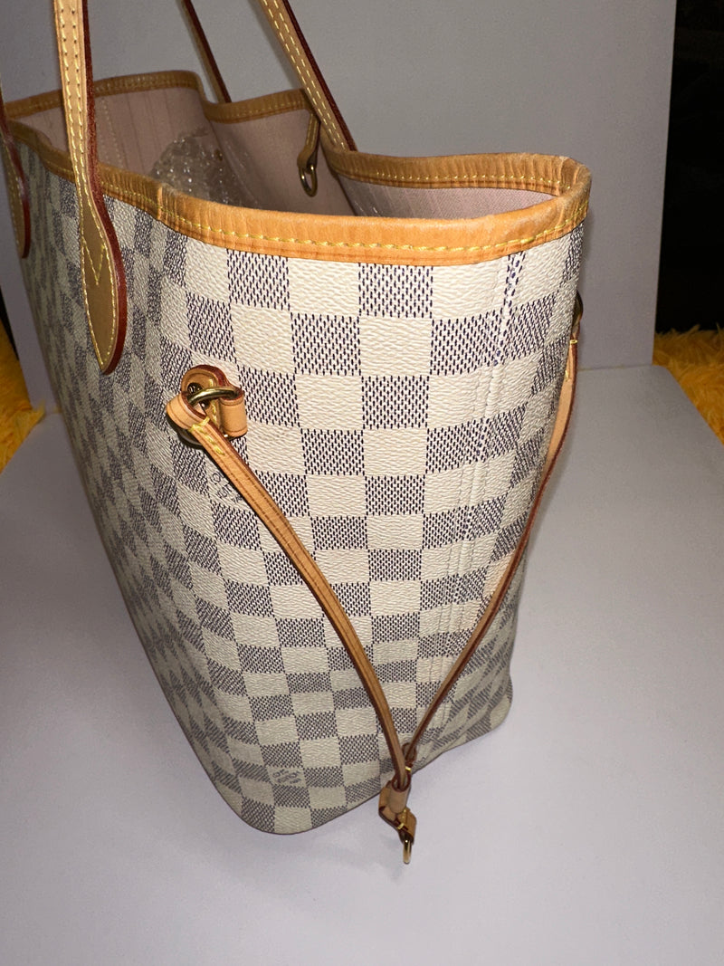 LOUIS VUITTON Damier Azur Neverfull MM