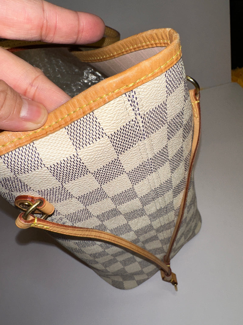 LOUIS VUITTON Damier Azur Neverfull MM