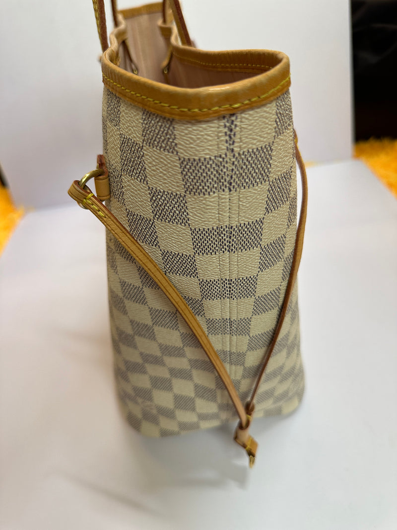 LOUIS VUITTON Damier Azur Neverfull MM