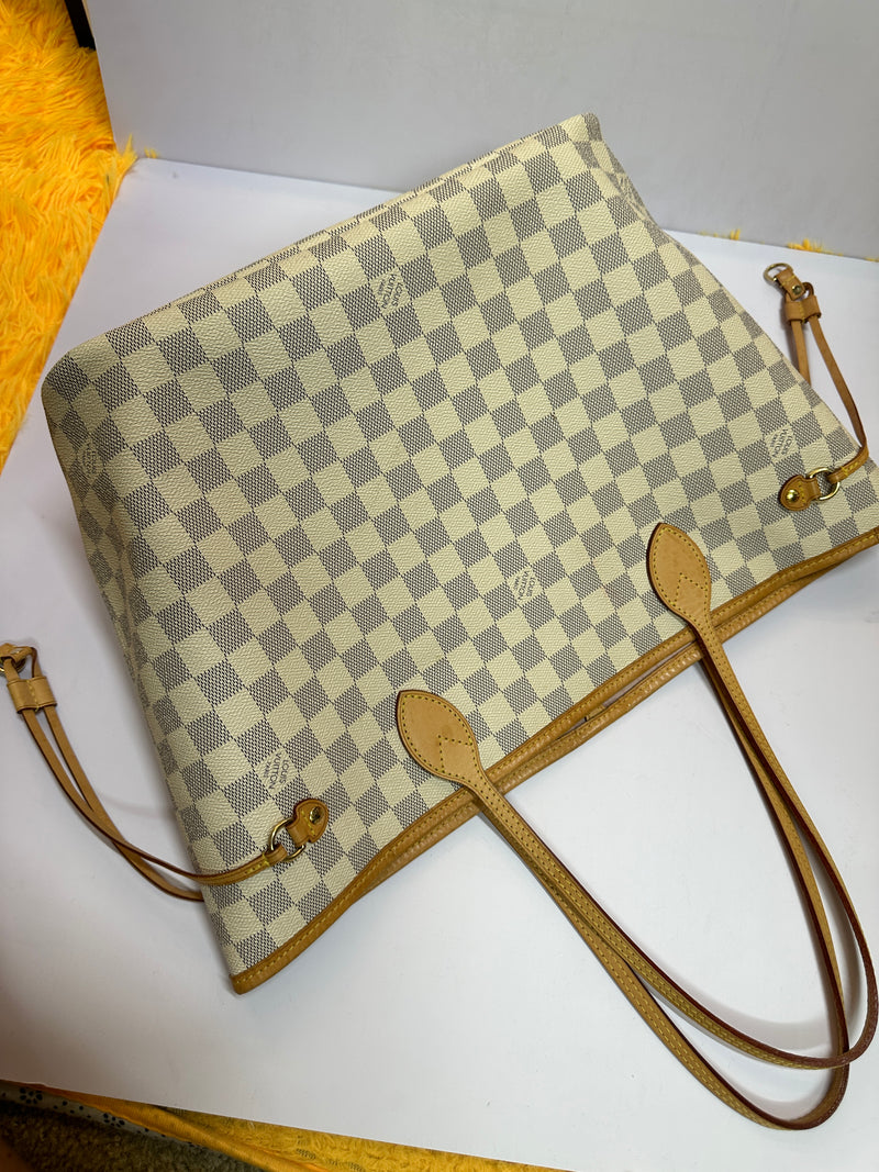 LOUIS VUITTON Damier Azur Neverfull MM