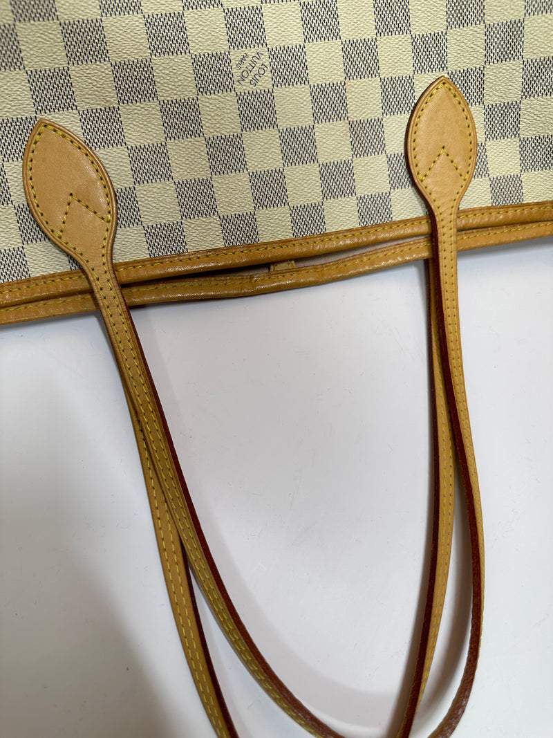 LOUIS VUITTON Damier Azur Neverfull MM