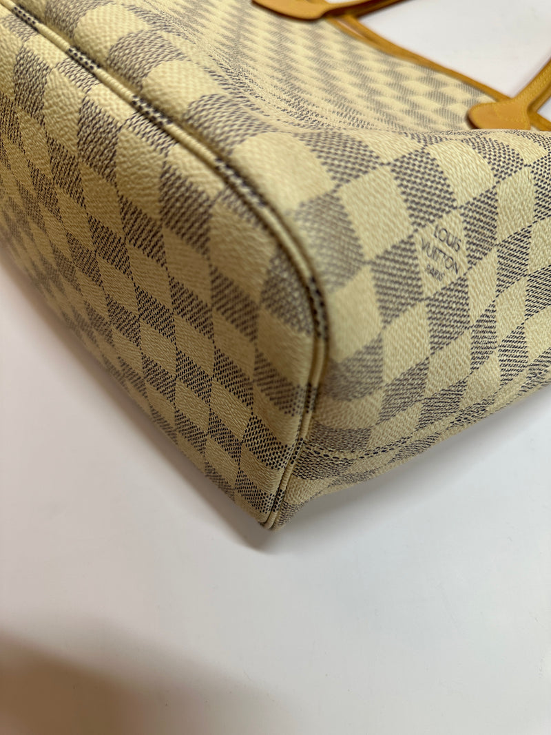 LOUIS VUITTON Damier Azur Neverfull MM