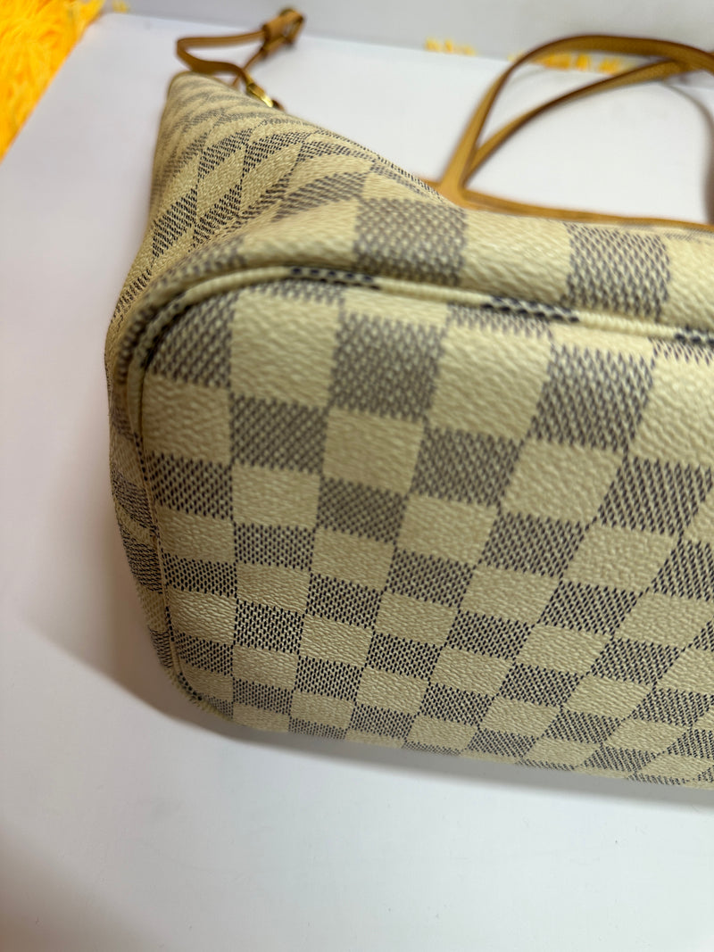 LOUIS VUITTON Damier Azur Neverfull MM