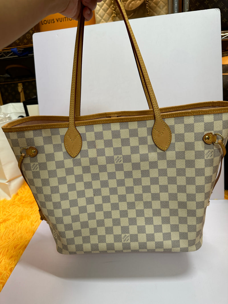 LOUIS VUITTON Damier Azur Neverfull MM