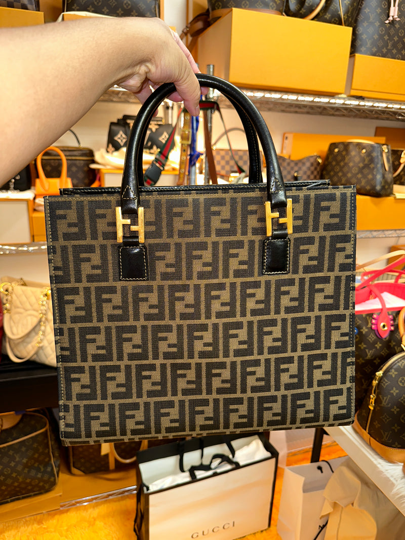 FENDI Zucca Tote