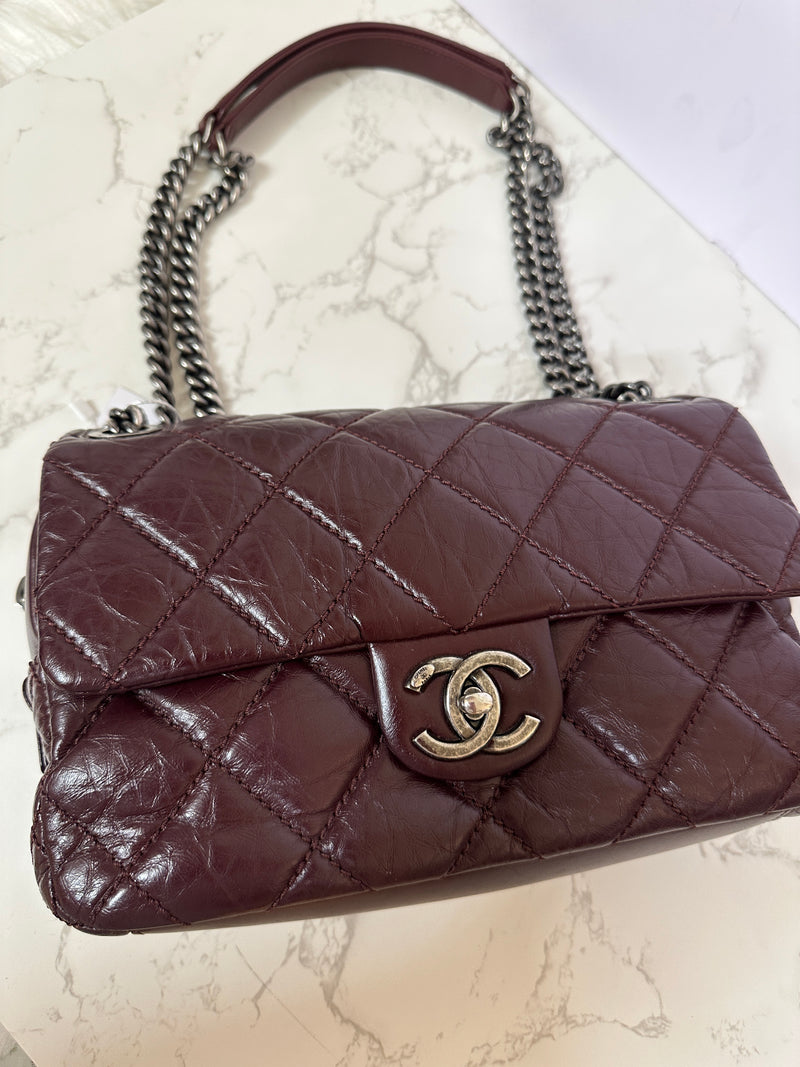 CHANEL Portobello Flap - Burgundy