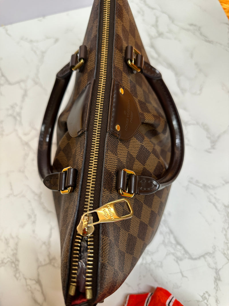 LOUIS VUITTON Damier Ebene Sienna PM