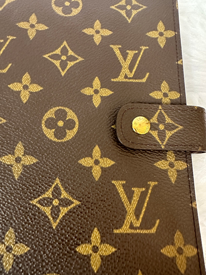 LOUIS VUITTON Monogram Ring Agenda MM