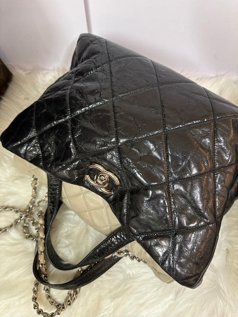 CHANEL Black Quilted Portobello Two-Way