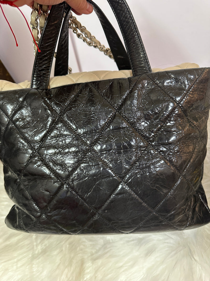 CHANEL Black Quilted Portobello Two-Way