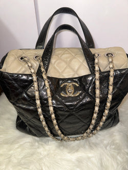 CHANEL Black Quilted Portobello Two-Way