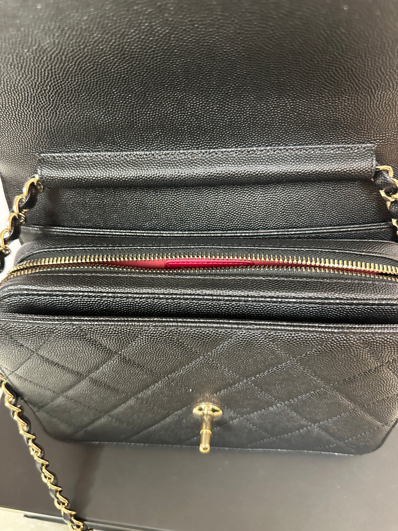 CHANEL Like A Wallet Flap - Black Caviar