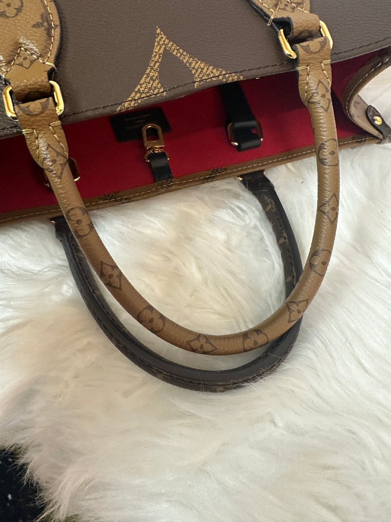 LOUIS VUITTON Reverse Monogram  On-The-Go MM