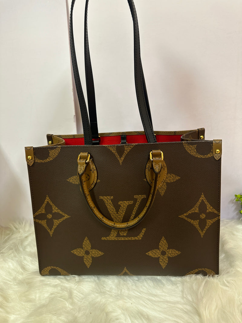 LOUIS VUITTON Reverse Monogram  On-The-Go MM