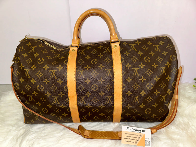 LOUIS VUITTON Monogram Keepall 50 Bandoulière