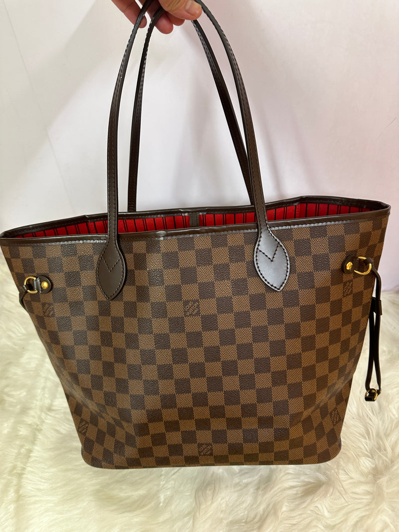 LOUIS VUITTON Damier Ebene Neverfull MM