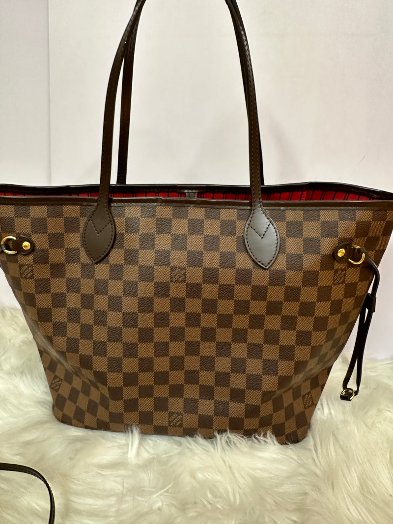 LOUIS VUITTON Damier Ebene Neverfull MM