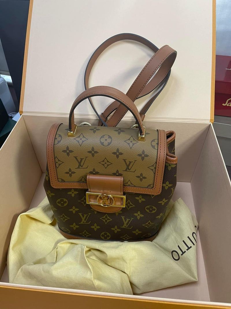 LOUIS VUITTON Reverse Monogram Dauphine Backpack