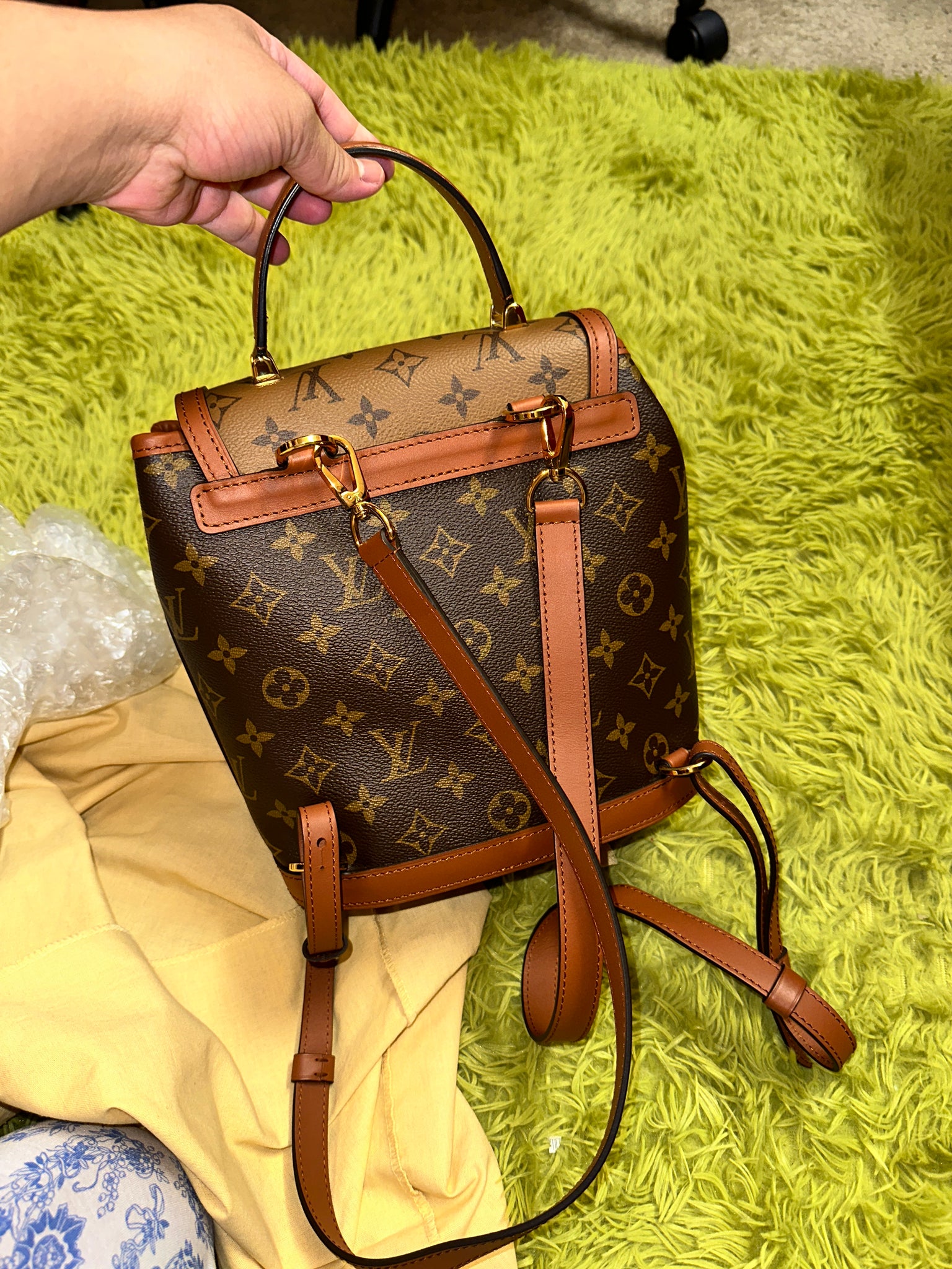 Louis Vuitton Dauphine Backpack Reverse Monogram Canvas PM at