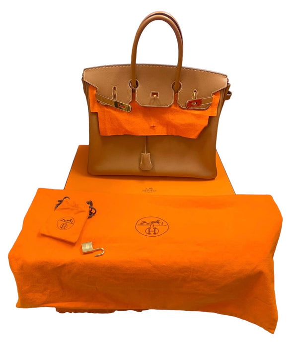 HERMES Epsom Birkin 35 Gold