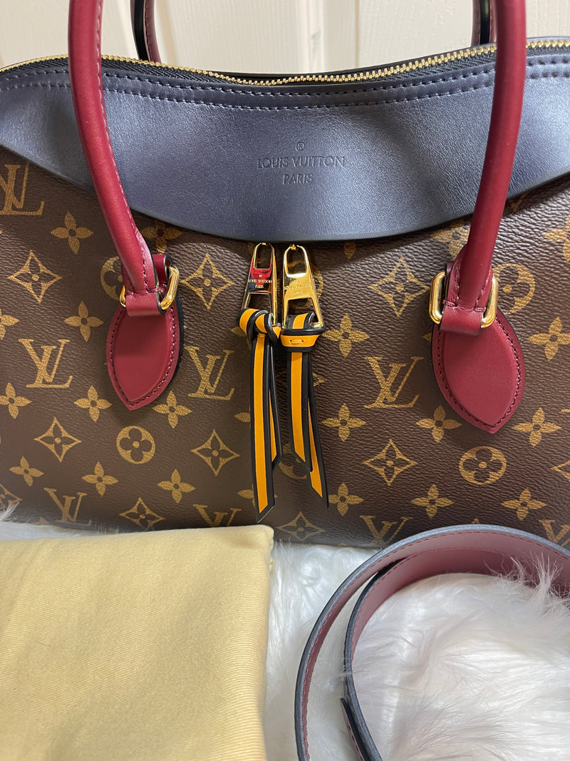 LOUIS VUITTON Monogram Canvas and Tricolor Leather Tuileries NM Bag