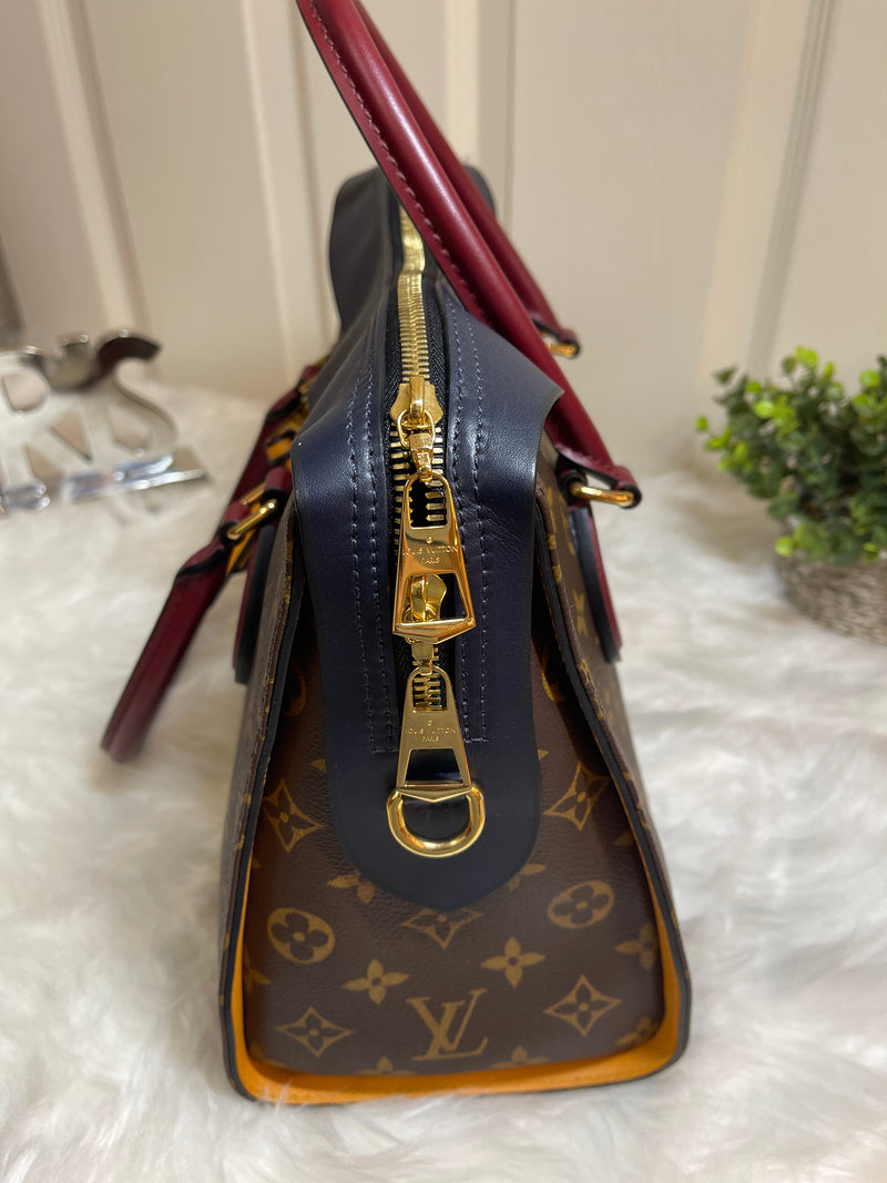 LOUIS VUITTON Monogram Canvas and Tricolor Leather Tuileries NM Bag