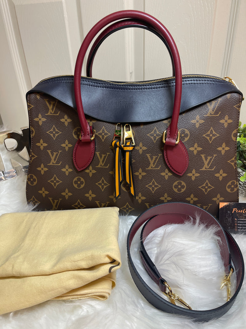 LOUIS VUITTON Monogram Canvas and Tricolor Leather Tuileries NM Bag