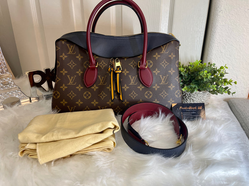 LOUIS VUITTON Monogram Canvas and Tricolor Leather Tuileries NM Bag