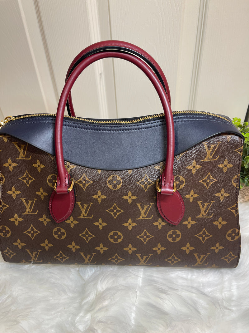 LOUIS VUITTON Monogram Canvas and Tricolor Leather Tuileries NM Bag