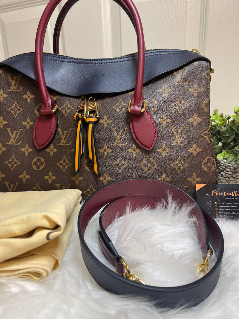 LOUIS VUITTON Monogram Canvas and Tricolor Leather Tuileries NM Bag