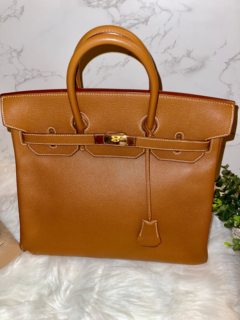 HERMES Birkin 30 Gold Epsom